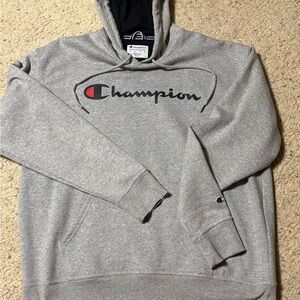 Champion Light Gray Men's Hoodie. Never worn.
